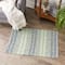 DII® Variegated Stripe Handwoven Recycled Yarn Rug, 2ft. x 3ft.